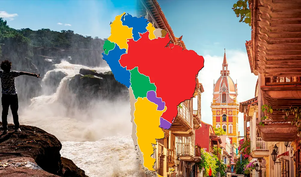Colombia es el destino más ascequible de Sudamérica en 2025. Foto: Composición LR/ Colombia Visible & Mundo Mapa Colombia es el destino más ascequible de Sudamérica en 2025. Foto: Composición LR/ Colombia Visible & Mundo Mapa
