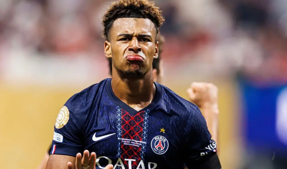 Désiré Doué lleva un gol en el Mundial de Clubes.