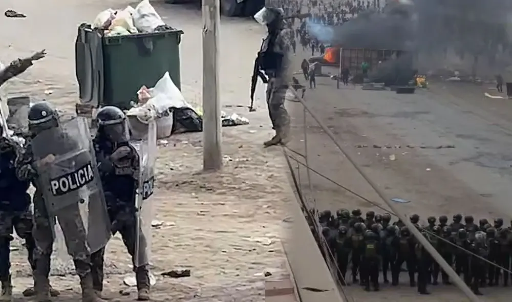 Mineros bloquearon Panamericana Sur de Arequipa por doce días. Foto: composición LR.