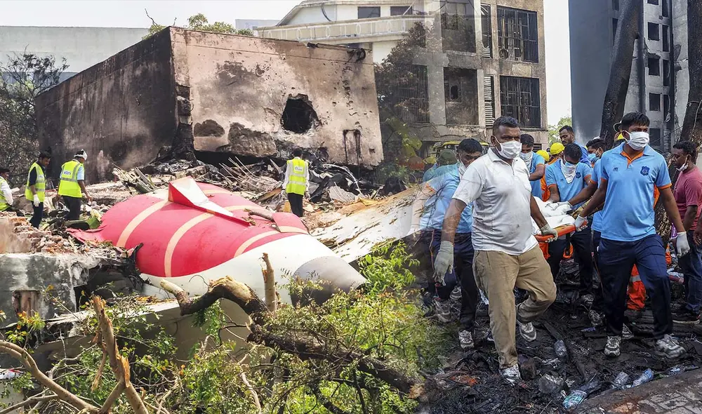 El vuelo 171 de Air India, un Boeing 787-8, se estrelló por un error en el suministro de combustible. Foto: composición LR/AFP