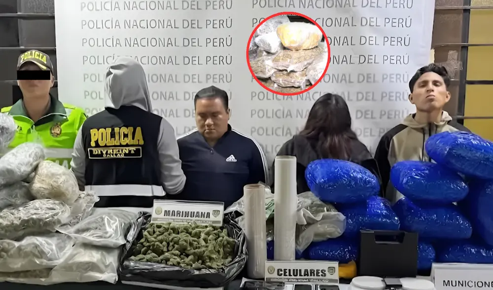Según PNP la droga incautada tendría un valor de más de 300 mil soles. Foto: Composición LR/24 Horas Según PNP la droga incautada tendría un valor de más de 300 mil soles. Foto: Composición LR/24 Horas