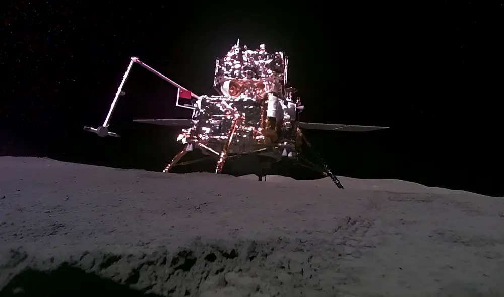 La 'misión Chang’e-6' fue la encargada de recolectar muestras del lado oscuro de la Luna. La 'misión Chang’e-6' fue la encargada de recolectar muestras del lado oscuro de la Luna.