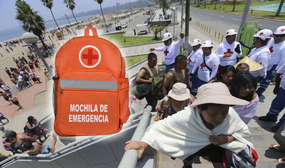 La mochila de emergencia es muy útil luego de las 24 horas de ocurrido un temblor de magnitud considerada.