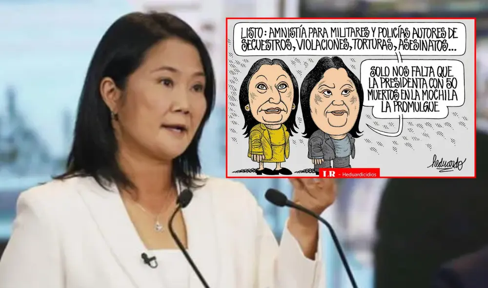 Heduardicidio de hoy, domingo 13 de julio, sobre la bancada de Keiko Fujimori y su ley a favor de policías y militares investigados. Heduardicidio de hoy, domingo 13 de julio, sobre la bancada de Keiko Fujimori y su ley a favor de policías y militares investigados.