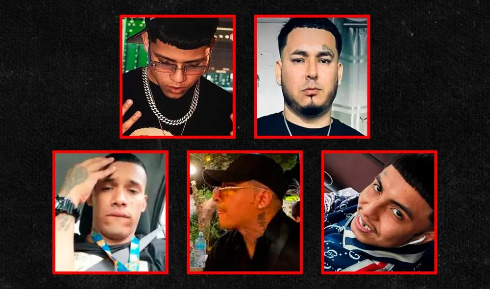 Cantantes urbanos asesinados por sicarios en Lima. Policía investiga a una mafia por estos crímenes.