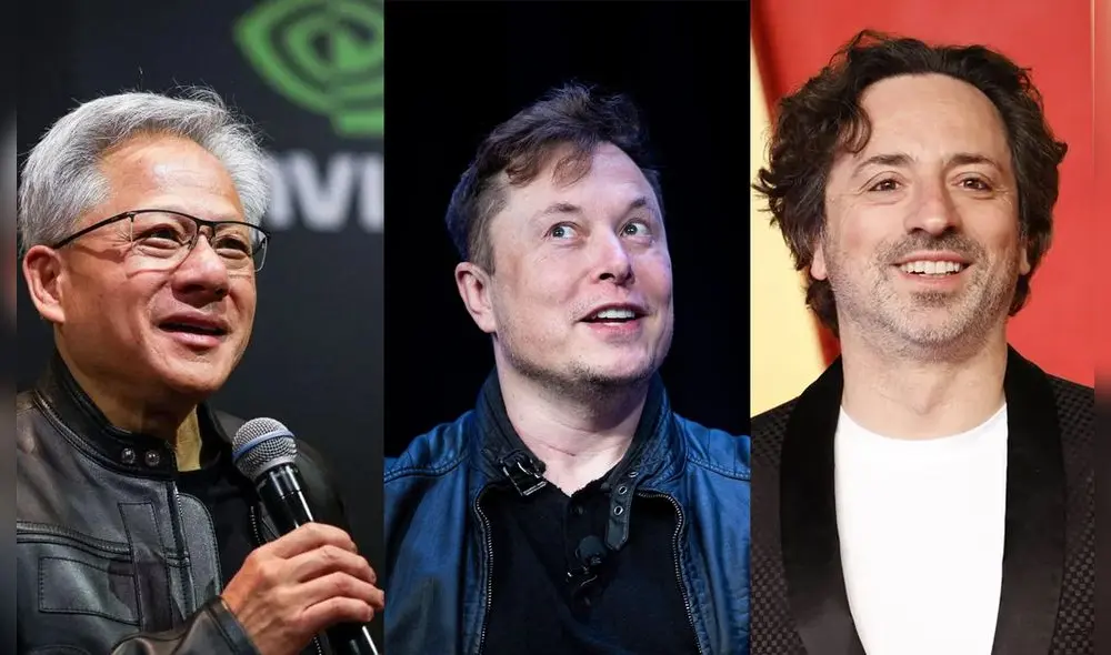 Estos tres empresarios lideran la lista de empresarios inmigrantes en Estados Unidos, publicado por Forbes. Foto: Composición LR/ AFP