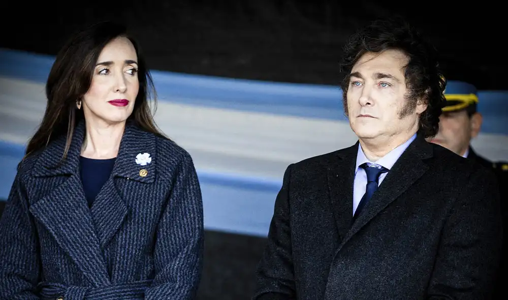 Victoria Villarruel, vicepresidenta de Argentina, confronta a Javier Milei tras su amenaza de vetar el aumento de jubilaciones y pensiones. Foto: AFP