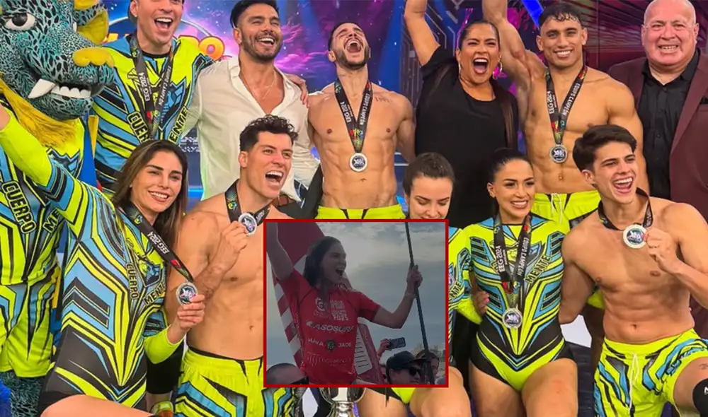 Exintegrante de 'Esto es guerra' consigue histórico bicampeonato en surf y chicos reality se enorgullecen. Foto: Composición LR/Instagram/Difusión