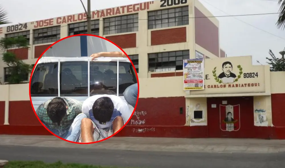 Estudiante es detenido en pleno salón de clases en Trujillo por supuesta extorsión a su compañero