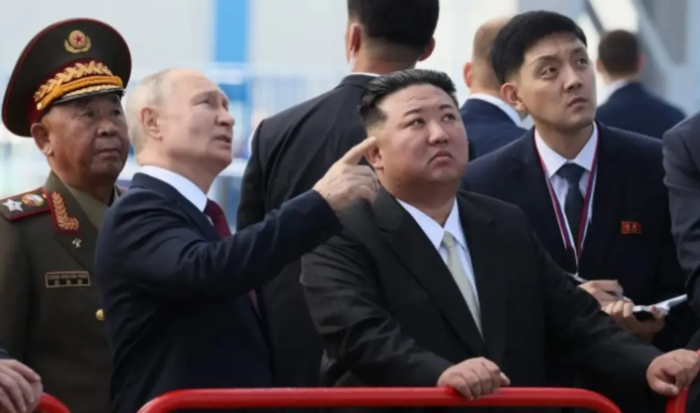 Putin y Kim sellan alianza en Vostochni: mirada sólida entre Rusia y Corea del Norte