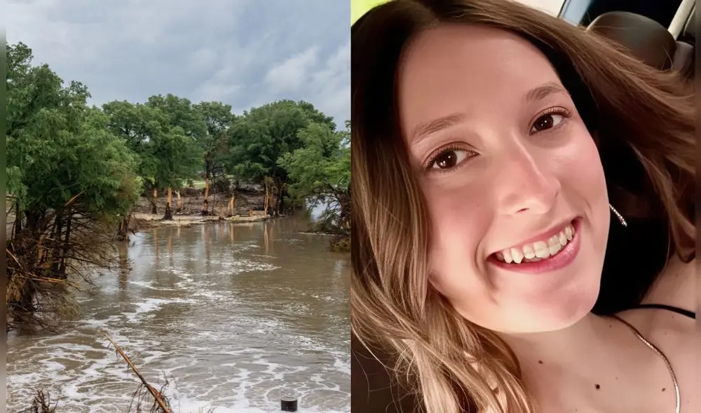 Malaya Grace Hammond, de 17 años, fue recordada como una heroína tras dar su vida para salvar a su familia durante las inundaciones en Texas. Foto: Composición LR/ AFP/ GiveSendGo Malaya Grace Hammond, de 17 años, fue recordada como una heroína tras dar su vida para salvar a su familia durante las inundaciones en Texas. Foto: Composición LR/ AFP/ GiveSendGo