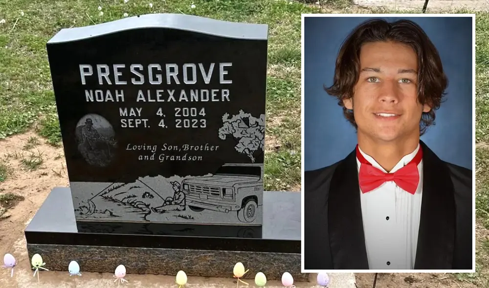 Noah Presgrove fue hallado muerto el 4 de septiembre de 2023, en una carretera de Oklahoma. Noah Presgrove fue hallado muerto el 4 de septiembre de 2023, en una carretera de Oklahoma.