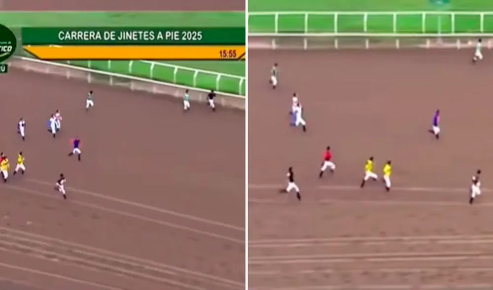 Los visitantes apoyaron a sus jinetes gritando, mientras la comunidad en TikTok dejaba divertidos comentarios.