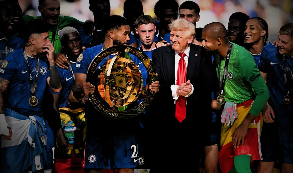 Donald Trump genera controversia al interrumpir la celebración de Chelsea en el Mundial de Clubes. Donald Trump genera controversia al interrumpir la celebración de Chelsea en el Mundial de Clubes.