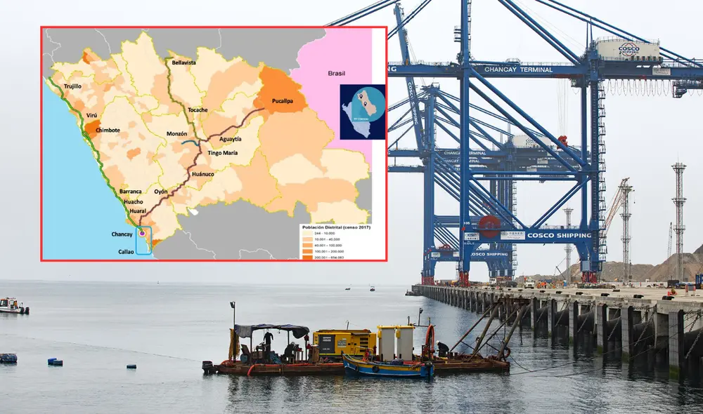 El MEF anunció que impulsará la ampliación del Ferrocarril Central hacia Pucallpa. Foto: composición LR