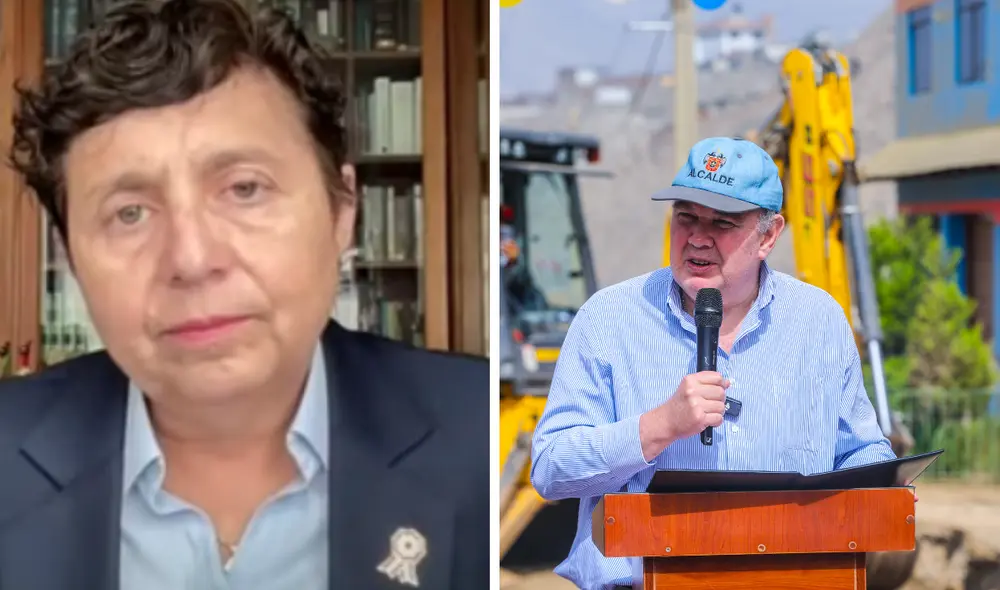 Susel Paredes criticó a Rafael López Aliaga por sus trenes. Foto: Composición/LR Susel Paredes criticó a Rafael López Aliaga por sus trenes. Foto: Composición/LR