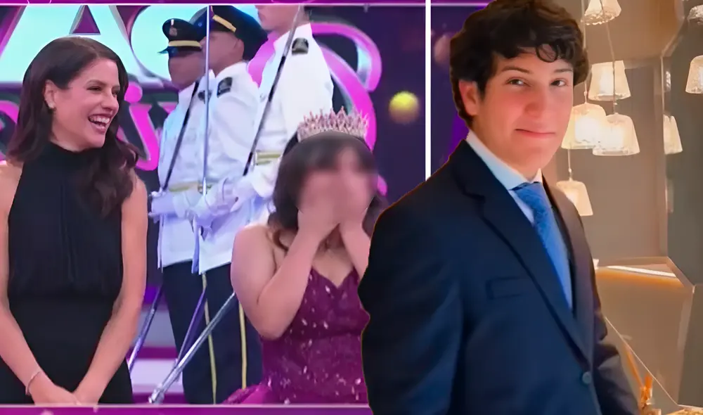 Samuel Dyer causó revuelo al presentarse en 'Mande quien mande'. Foto: Composición LR/Captura/América TV/Captura/TikTok