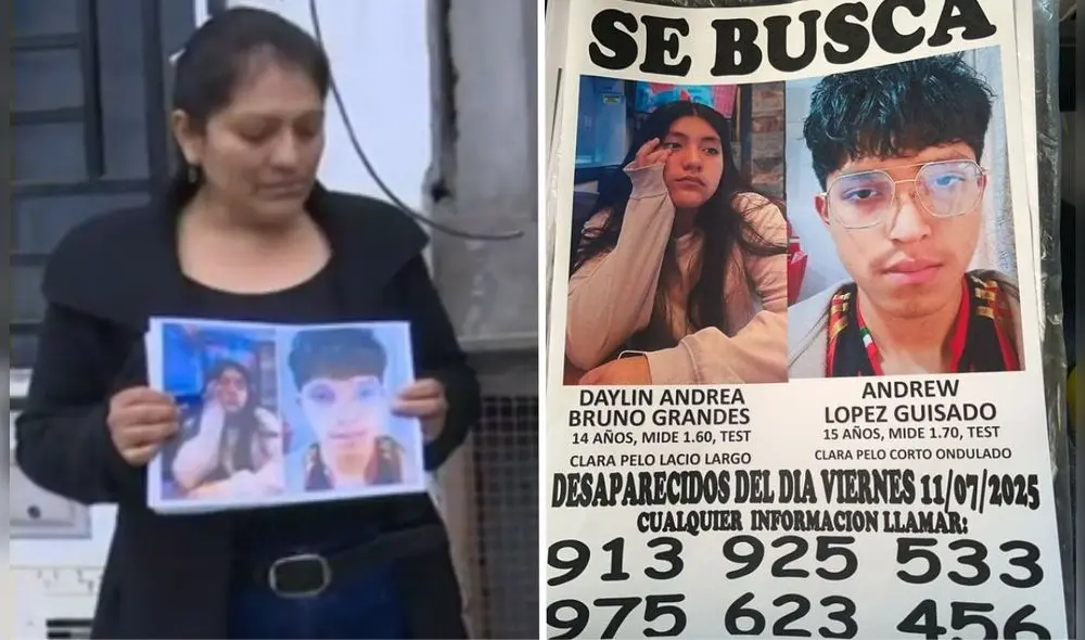 Padres de familia buscan a pareja adolescente que desapareció hace tres días en VES. Padres de familia buscan a pareja adolescente que desapareció hace tres días en VES.