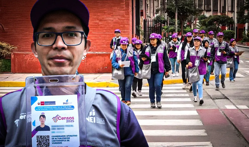 Los censistas deberán portar un chaleco morado del INEI, gorra del mismo color y un fotocheck que los identifique. Foto: Gerson Cardoso/LR Los censistas deberán portar un chaleco morado del INEI, gorra del mismo color y un fotocheck que los identifique. Foto: Gerson Cardoso/LR