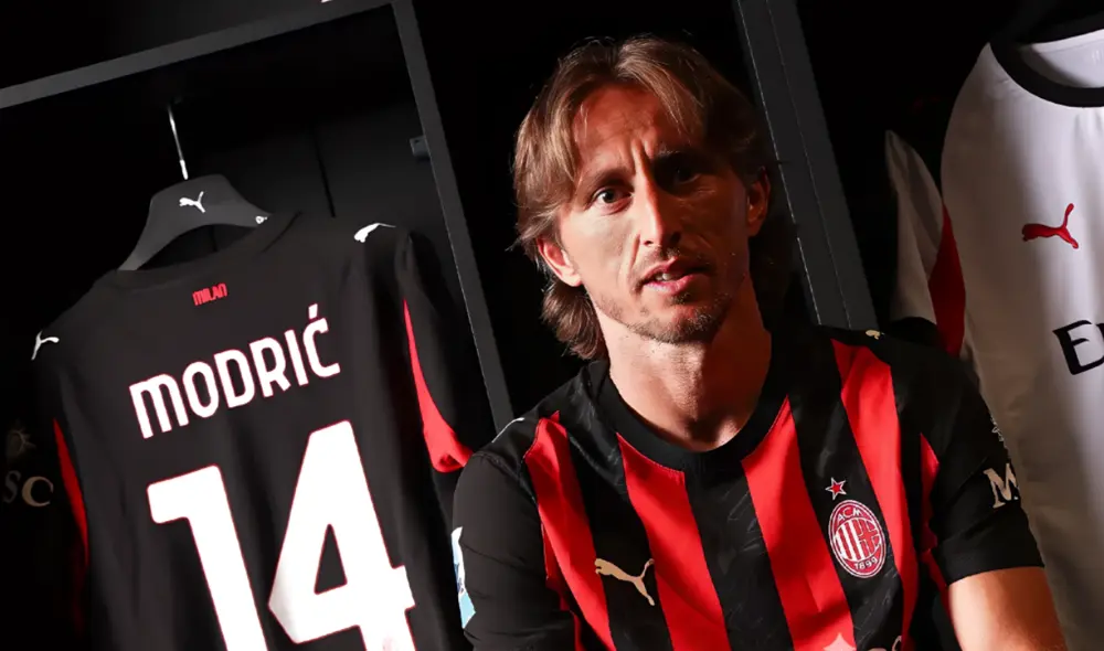 Luka Modrić es nuevo jugador del AC Milan.