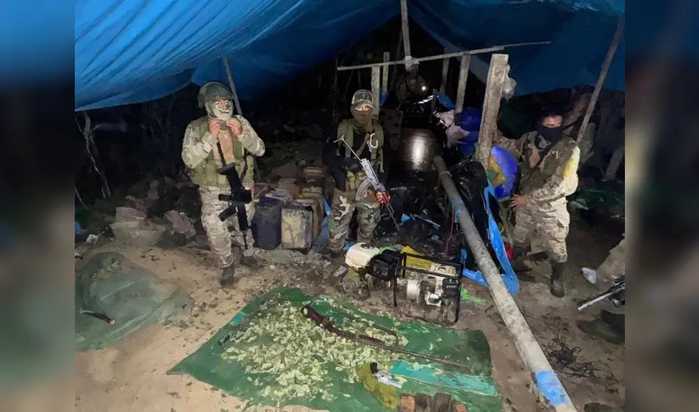 Tres narcolaboratorios fueron hallados en Vizcatán del Ene, en la región Junín.