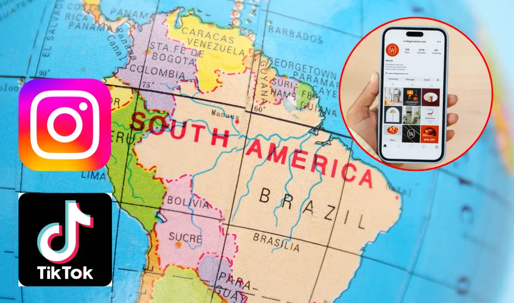 América Latina supera a otras regiones en el uso de redes sociales como motor de búsqueda para compras. Foto: Composición LR