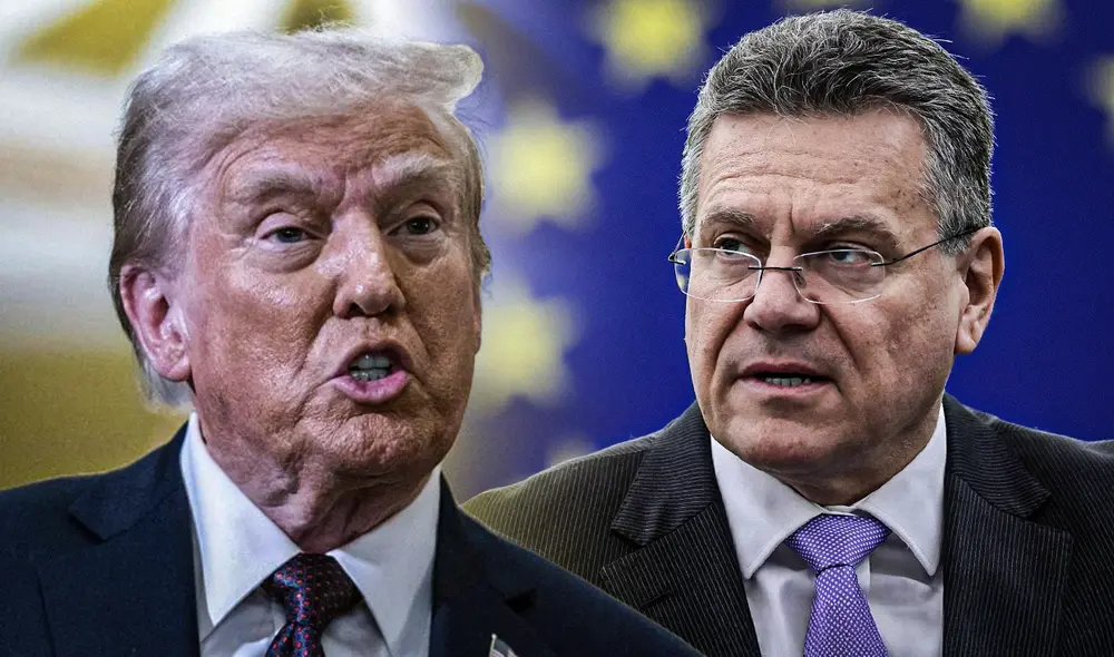 Maroš Šefčovič, de la UE, advirtió los riesgos de que Trump aplique aranceles del 30%.