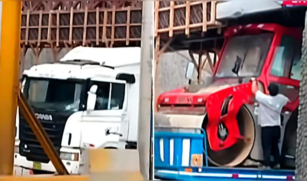 Puente Bajada de Baños ha sufrido diferentes daños a lo largo de este 2025. Foto: Composición LR