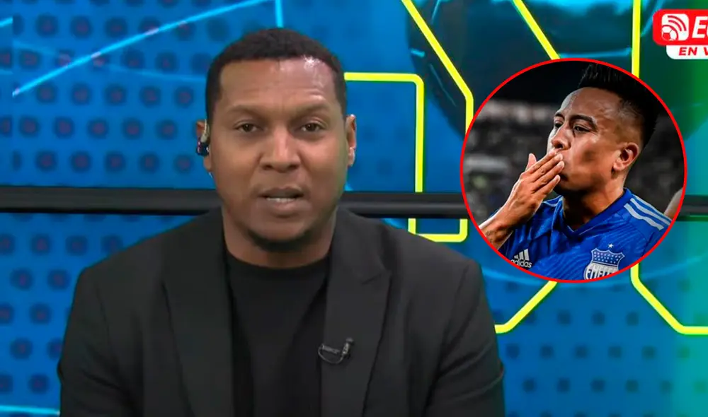 Máximo Banguera despotricó contra Christian Cueva tras derrota de Emelec. Foto: composición LR/captura de El Canal del Fútbol