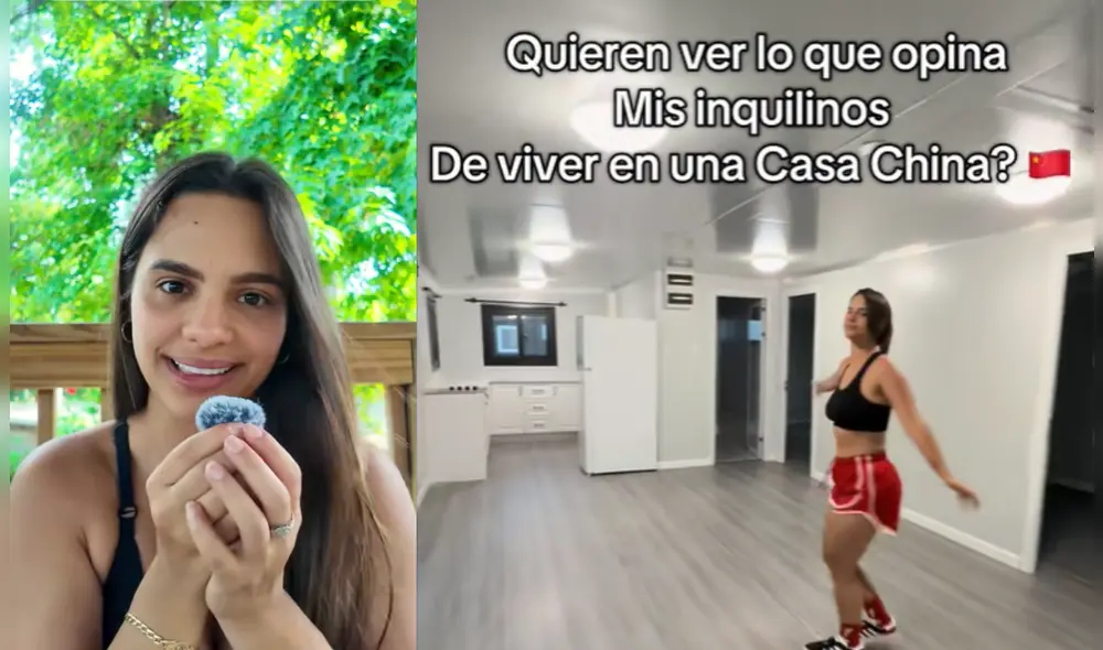 La cubana reveló en TikTok que su inversión total fue mayor a $100,000 por las 2 casas chinas prefabricadas.