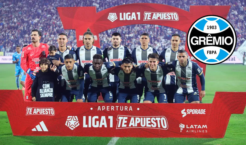 Alianza Lima enfrentará hoy a Gremio por la Sudamericana.Foto: composición LR/archivo LR Alianza Lima enfrentará hoy a Gremio por la Sudamericana.Foto: composición LR/archivo LR