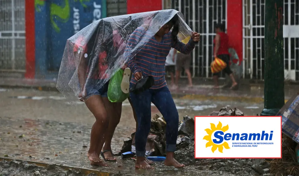 Aviso metereológico de Senamhi es de nivel amarillo, por lo que recomienda precaución ante fenómenos peligrosos pero habituales.