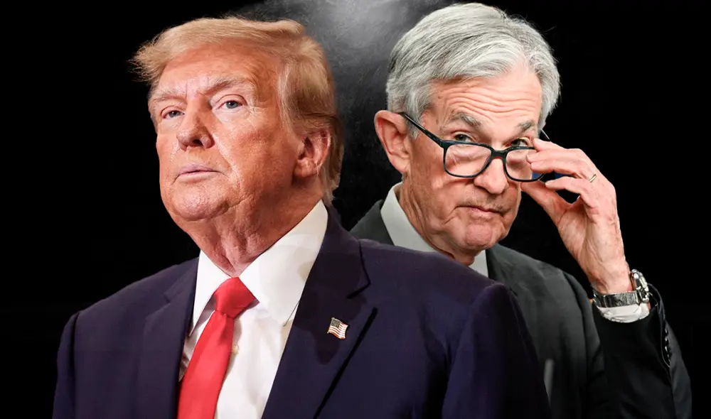 Trump mostró a legisladores republicanos un borrador de carta para despedir al presidente de la Reserva Federal. Foto: composición LR