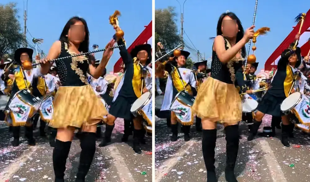 Padres acompañaron con pancartas, globos y cánticos a estudiantes durante presentación en Huaycán Padres acompañaron con pancartas, globos y cánticos a estudiantes durante presentación en Huaycán