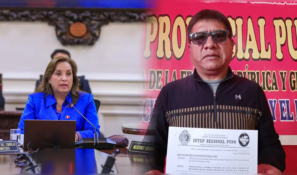Gremios viajarán a Lima para protestar contra Dina Boluarte y el Congreso. Foto: Composición LR /Presidencia de la República /Liubomir Fernández, La República