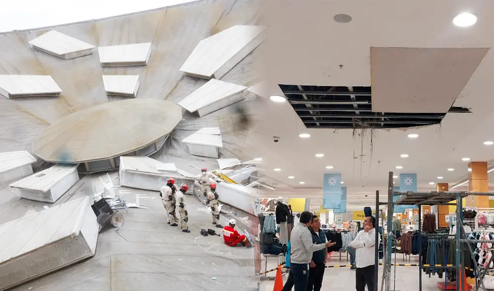 Se reportan más de seis centros comerciales con fallas estructurales en lo que va del año. Foto: composición LR