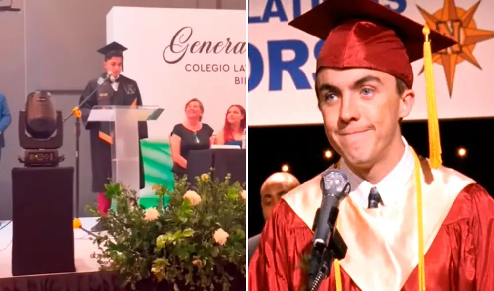 El joven generó una ola de comentarios en TikTok al copiar el discurso del actor de Malcolm.