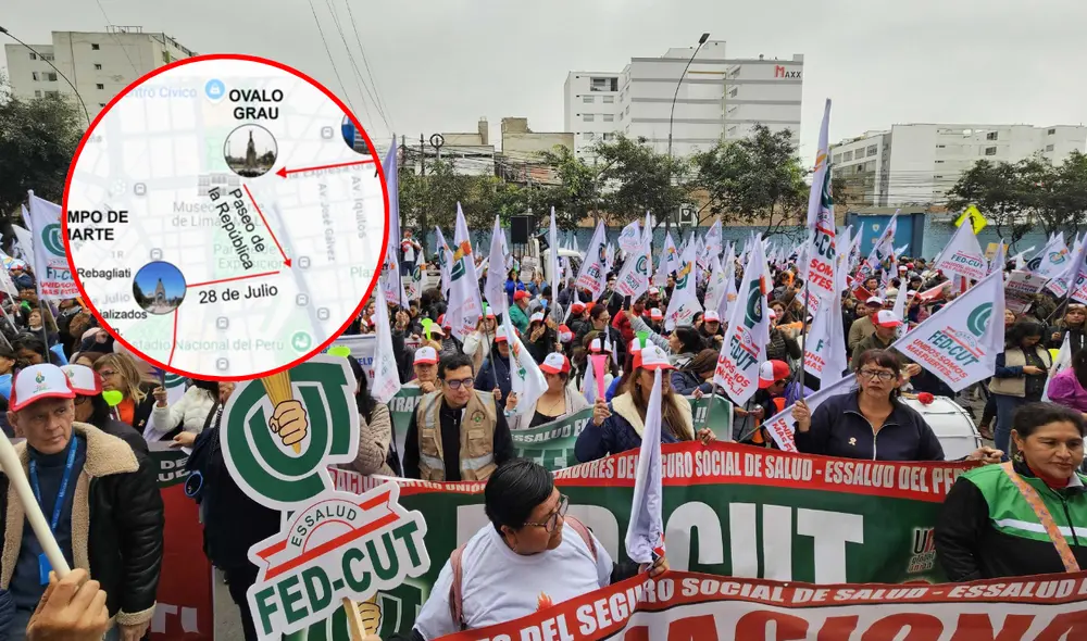 Los trabajadores de EsSalud convocaron a una segunda fecha para movilizaciones este 17 de julio Los trabajadores de EsSalud convocaron a una segunda fecha para movilizaciones este 17 de julio