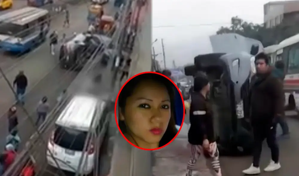 Los familiares exigen justicia tras el atropello de la joven madre. Foto: Composición LR/América Noticias