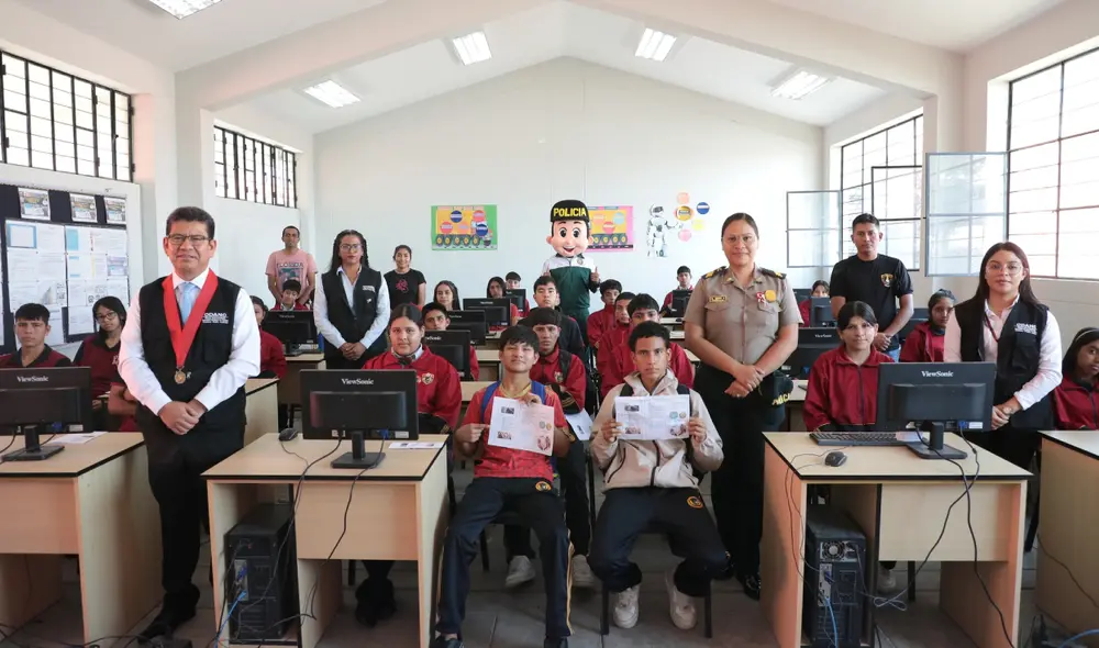 El jefe de ODANC Tumbes destacó la importancia del diálogo con la comunidad educativa. Fuente: Difusión. El jefe de ODANC Tumbes destacó la importancia del diálogo con la comunidad educativa. Fuente: Difusión.