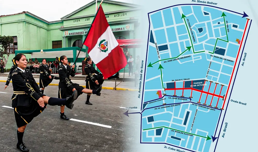 Municipalidades distritales buscan garantizar la seguridad de los alumnos y docentes durante los desfiles escolares que se realizarán.