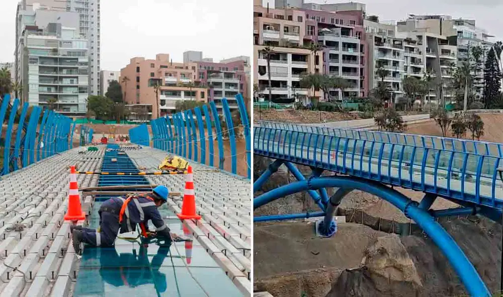 Municipalidad de Miraflores asegura que el puente Corredor Turístico Miraflores -Barranco garantiza la seguridad de los transeúntes.