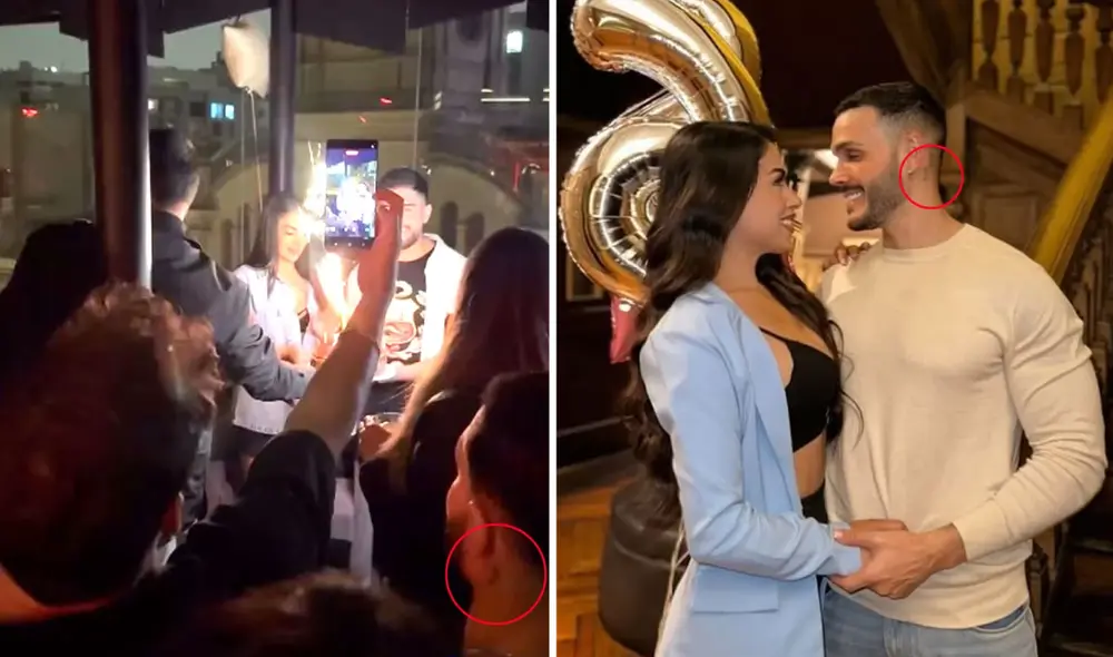 Mario Irivarren fue captado en la fiesta de cumpleaños de Onelia Molina. Foto: Composición LR/Instagram.