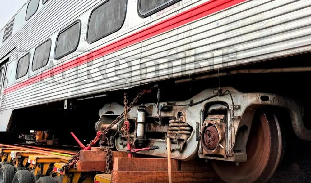 Contraloría ha llegado a realizar labores de fiscalización frente a los trenes recien llegados de California | Foto: Grecia Infante-LR