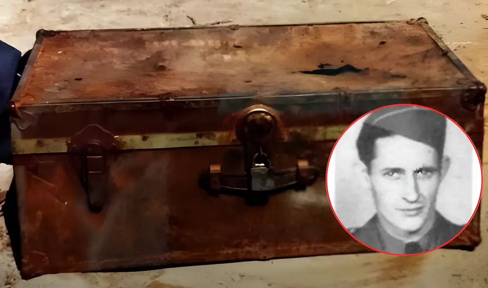 El misterioso baúl militar ocultaba los restos de Joseph Mulvaney, quien falleció en 1963. El misterioso baúl militar ocultaba los restos de Joseph Mulvaney, quien falleció en 1963.