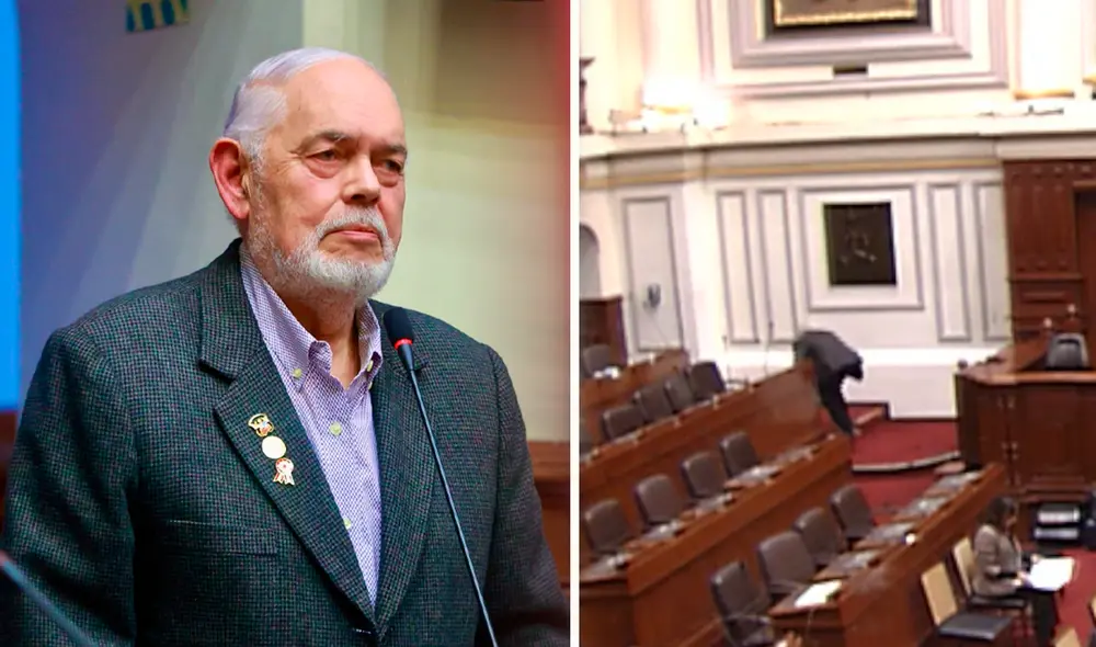 Congresista sufrió un accidente durante la sesión de la Subcomisión de Acusaciones Constitucionales | Composición: LR. Congresista sufrió un accidente durante la sesión de la Subcomisión de Acusaciones Constitucionales | Composición: LR.