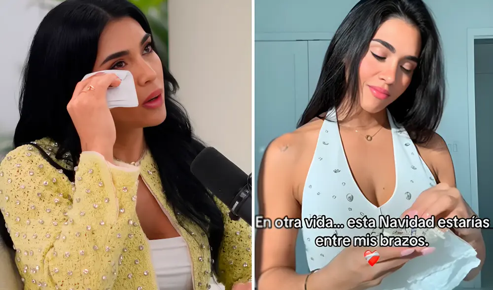 Vania Bludau recordó el drama que vivió con su expareja. Foto: Composición LR/Captura/YouTube/Captura/TikTok