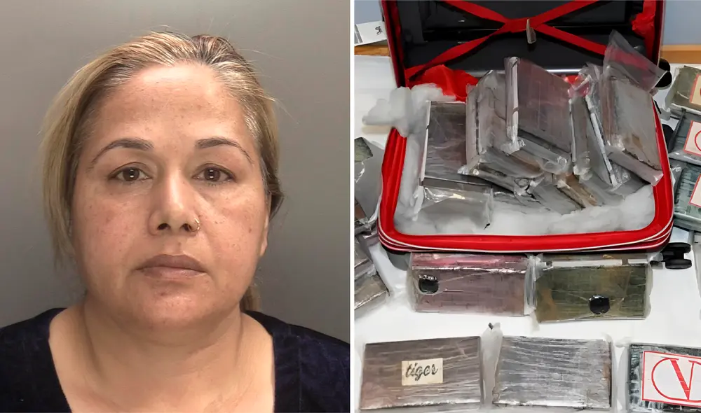 Farzana Kauser fue condenada por tráfico de cocaína de México a Reino Unido. Farzana Kauser fue condenada por tráfico de cocaína de México a Reino Unido.