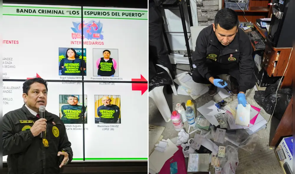 Desmantelan red de falsificación de documentos 'Los espurios del puerto' que enviaba pasaportes alterados al extranjero.