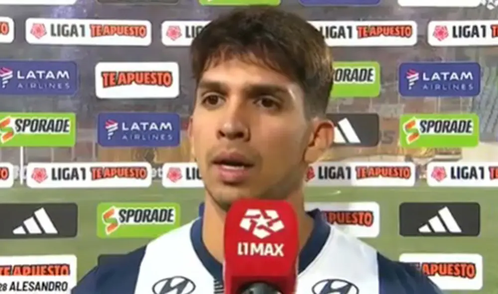 Alessandro Burlamaqui llegó a Alianza Lima en condición de agente libre. Foto: captura de L1 Max